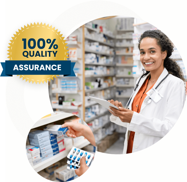 An illustration representing Leiha Pharmaceuticals' dedication to healthcare and growth.