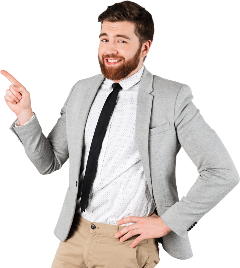 A man reaching out, symbolizing connection and inquiry